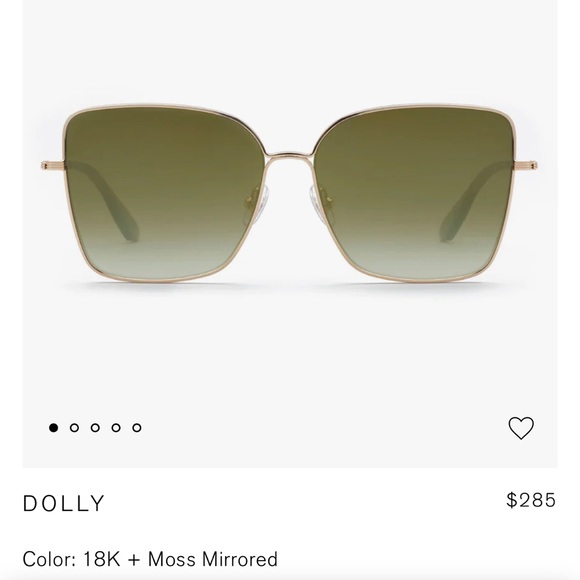 KREWE Accessories Krewe Dolly Sunglasses 8k Gold Moss Lenses Poshmark